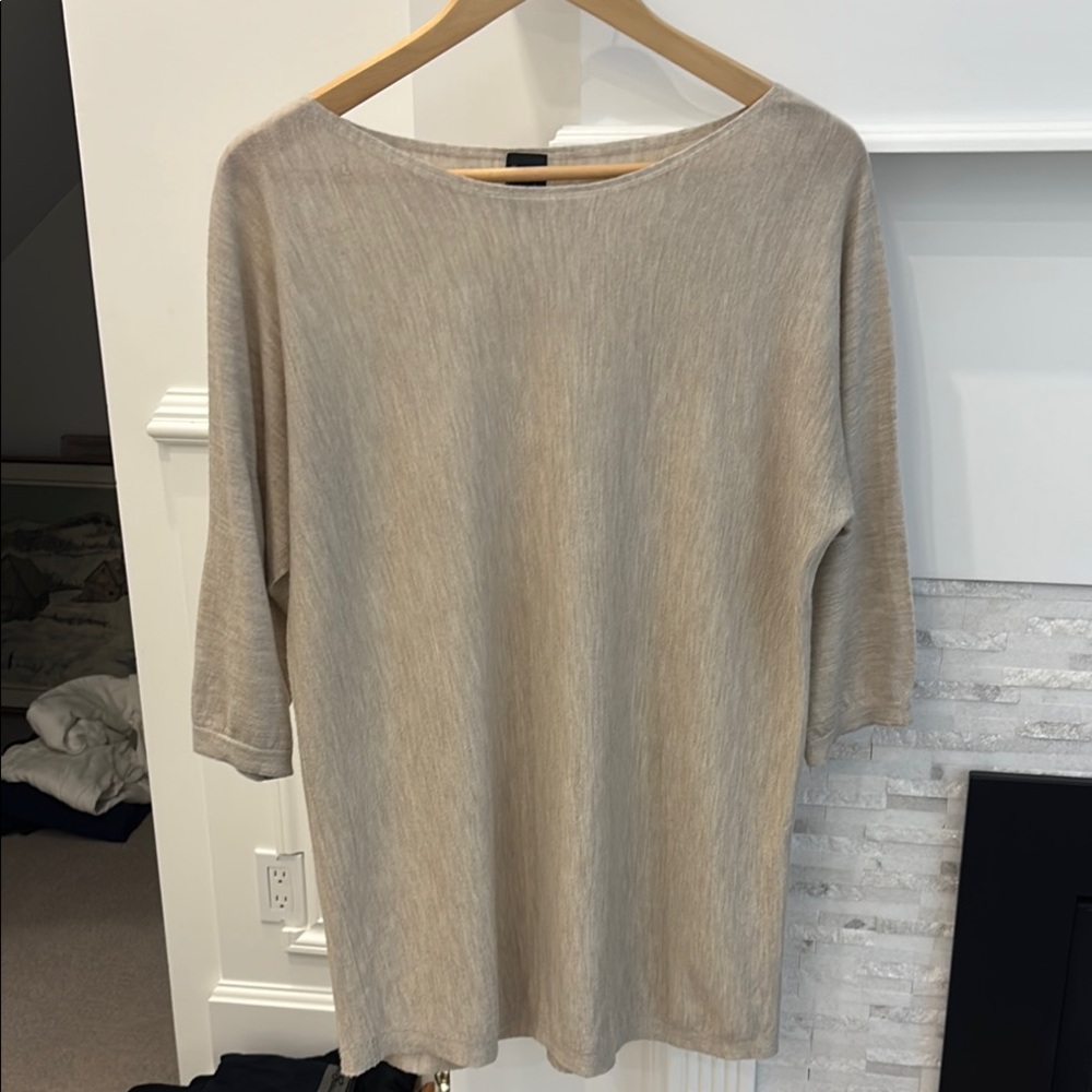 Eileen Fisher Beige Sweater